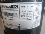 TP-E50-3SP2 Tradepro 1/2 Horsepower 3-SPEED Blower Motor 3B=27. Fixed Price $100.00.