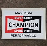 Original 1960'S Water Decal Champion Spark Plugs Hot Rod Factory Drag Racing Vtg. Fixed Price $15.99.
