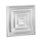 Hart & Cooley FPD3 R6 T-bar Diffuser 23-3/4" Steel 4-WAY 360 Deg Bright White. Fixed Price $98.18.