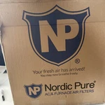 Nordic Pure 16X25X4 Merv 12 Pleated Plus Carbon Furnace Air Filters Pack. Fixed Price $20.00.
