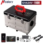 Hcalory 8KW 12V-24V 110V Bluetooth Diesel Air Heater For Car Bus Rv Indoors. Fixed Price $119.69.