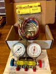 New Ritchie R22, R12, R-502 Test & Charging Manifold + Hose Kit HA-36-RBW. Fixed Price $69.95.