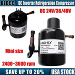 Micro Dc 24V/36V/48V R134A Refrigeration Air Compressor Ultra-quiet 2400 3600RPM. Fixed Price $500.00.