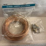 1/4 X 25 Copper Tubing Coil W/ Valve Etc. Ice Maker/humidifier Kit. Parts.. Fixed Price $34.95.