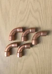 Pack Of 5 Qty - Mueller 3/4" Od Long Radius 90 Elbow X Copper Fitting Nos. Fixed Price $25.00.