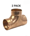 Pack Mueller Streamline 1/2"X Copper Tee (cxcxc) W04006 B&k New. Fixed Price $12.00.
