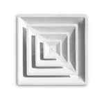 Truaire 2004CD08 4-WAY Square Step Down Ceiling Diffuser 23.75IN White. Fixed Price $63.65.