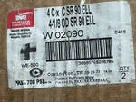 Mueller #w 02090 Streamline Copper Fitting 4-1/8 Sr Degree Elbow. Fixed Price $191.25.