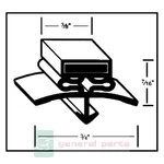 True Food Service Equipment 810805 Gasket TBB/DD-1/2/3/4 Blk. Fixed Price $108.84.
