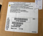 Oem Whirlpool Refrigerator Evaporator WPW10608485. Fixed Price $79.95.