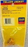 Refrigerant Cylinder Valve Quick Coupler, 3/4" Fe. X 1/4" M. Flr. Str. #19105. Fixed Price $32.76.
