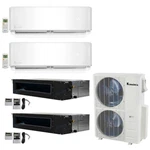 Klimaire 4-ZONE 50K Btu 20 Seer 12+12K Wall 12+18K Ducted Ac Minisplit Heat Kits. Fixed Price $6367.68.