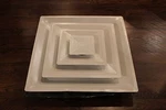 Truaire 2004CD-06 24" T-bar Lay In Cone Step Down Diffuser 6" Collar. Fixed Price $78.00.
