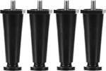 4-PACK 4" Adjustable Black Thermoplastic Flanged Toe Appliance Legs. Fixed Price $23.95.