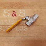 Parker PN40 DN10 CW617N Brass Shut Off Valve, 3/8" Npt 600 Wog - Used. Fixed Price $7.99.