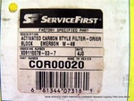 New Servicefirst COR00020 Standard Capacity Filter-drier Block Free Shipping!. Fixed Price $38.50.