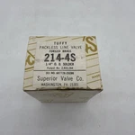 Tuffy Packless Line Valve Brass 214-4S 1/4 Od Solder Superior Co. Fixed Price $44.99.