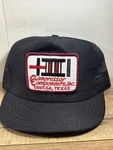 Vtg Air Compressor Components Trucker Hat Cap Adjustable Snapback Odessa Texas. Fixed Price $16.99.