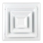 Shoemaker 100-D-12X12 Step Down Diffuser 4-WAY Air. Fixed Price $86.90.