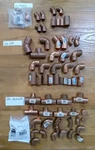 Mixed Lot 60 Copper Fittings -mueller Nibco Epc -various Size-elbows Tee & More. Fixed Price $109.77.