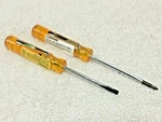 Vaco Screwdriver, Pocket, Set, With Clips Cross & Flat Blades. Fixed Price $31.50.
