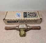 Nos Henry Valve Co. 900204 Wp 500 Psig 1/2 Od Solder Refrigerant Ball. Fixed Price $39.95.