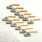 (12 Pack) Parker 3/8" Brass Ball Valve 600 Wog PN40 DN10 CW617N. Fixed Price $89.90.