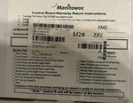 New Oem Manitowoc 2006199 Control Board For S-series Ice Machine Replacementpart. Fixed Price $330.00.