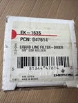 Emerson Liquid Line Filter Drier #EK163S 3/8" Odf Hvac 047614. Fixed Price $18.00.