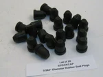 (qty 20) Stockcap Diameter Rubber Seal Plug (0.562" X 0.438") W/ Flange. Fixed Price $7.95.