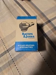 Barnes & Jones 122 1/2" Brass Steam Trap Angle Thermostatic Radiator Valve. Fixed Price $57.50.
