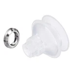 Vacuum Suction Cup Silicone Rubber Bellows 4MM Id X 27MM Od With Gasket Clear. Fixed Price $14.28.