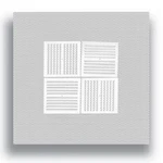 Rectorseal 1010MAS Tr 2X2 Lay-in Diffuser Steel Perforated. Fixed Price $74.01.
