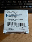 Emerson EK-082 Liquid Line Filter-drier 1/4" Sae Flare. Fixed Price $15.99.