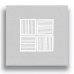 Rectorseal 1010MAS 24 Inch X Steel Perforated Ceiling Diffuser Supply Wh. Fixed Price $85.73.