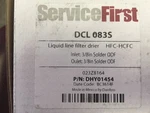 Service First Liquid Line Filter Drier Hfc-hcfc / DHY01454 New. Fixed Price $19.99.