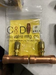 C&d Copper Access Tee Valve 5/8" CD8458 Package Of 2. Fixed Price $15.85.
