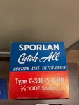 Sporlan Catch-all C-306-S-T-HH Suction Line Filter-drier 3/4" Odf Solder New. Fixed Price $23.00.