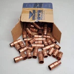 Mueller (100 Pack) Solder Joint Reducer Couplings 7/8"-3/4" Od Copper W01035. Fixed Price $239.68.