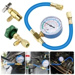 R290 R600A Refrigerant Charging Hose W/ Gauge & Can Tap Psi Ac Recharge Kit. Fixed Price $22.98.