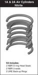 Parker Hannifin 8" Piston Seal Kit PK8002A001 Nitrile. Fixed Price $130.25.