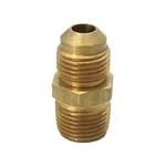 Jmf 4506309 0..375 X 0.5 In. Mpt Dia. Brass Flare Connector- Pack Of 10. Fixed Price $9.76.