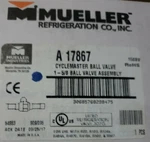 Mueller 17867 1-5/8" Cyclemaster Ball Valve Assembly. Fixed Price $174.00.