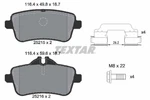 Textar 2521501 Brake Pad Set, Disc For Brabus, Mercedes-benz. Fixed Price $98.81.