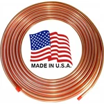 Ics Industries Hvac Refrigeration Copper Tubing Coil - Multiple Sizes 50 & 100FT. Fixed Price $700.00.