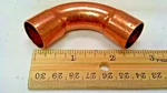 Copper Fitting Elbow Long Radius For 3/4" O.d., Mueller Part# WP7LT-10. Fixed Price $6.60.