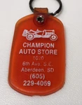 Aberdeen Sd Champion Store Automotive Car Motor Parts South Dakota Keychain. Fixed Price $26.99.