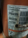 Alliance R22 Compressor SPR054A1RPA COM07359 208-230V 60 Hz Ph Used. Fixed Price $497.00.