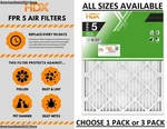 1 Pack Or 3 - Air Standard Pleated Fpr 5 Dust Furnace. Fixed Price $20.84.