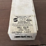 New Superior 587WAS-14ST Ball Valve Full Port 7/8"ODS 700PSIG 78BVT B16-857. Fixed Price $44.99.